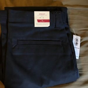 Boys Slim Wrinkle Resistant Dress Pant (Blue)